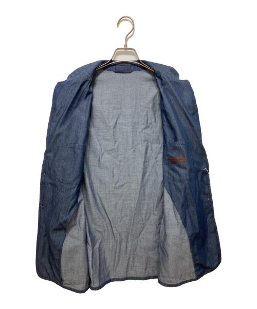 UNITED ARROWS（ユナイテッドアローズ）UNITED ARROWS (ユナイテッドアローズ) シングル2ボタンデニムホスピタルジャケット インディゴ サイズ:L 未使用品の古着・服飾アイテム