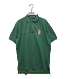 POLO RALPH LAUREN（ポロ・ラルフローレン）の古着「オリジナルフィットPoloベアメッシュポロシャツ」｜グリーン