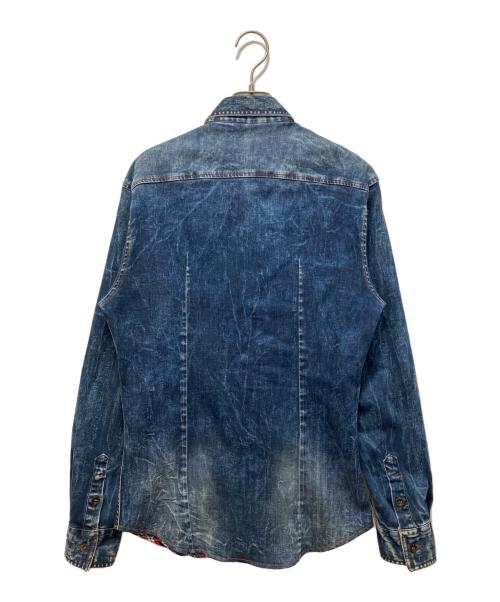 DOLCE & GABBANA（ドルチェ＆ガッバーナ）DOLCE & GABBANA (ドルチェ＆ガッバーナ) デニムシャツ インディゴ サイズ:39の古着・服飾アイテム