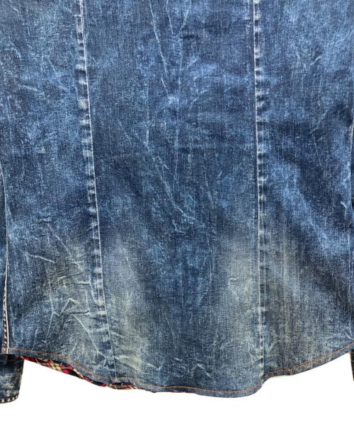 DOLCE & GABBANA（ドルチェ＆ガッバーナ）DOLCE & GABBANA (ドルチェ＆ガッバーナ) デニムシャツ インディゴ サイズ:39の古着・服飾アイテム
