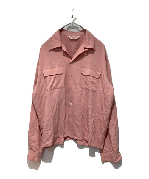 TOWN CRAFT（タウンクラフト）TOWN CRAFT (タウンクラフト) レーヨンシャツ ピンク サイズ:Mの古着・服飾アイテム