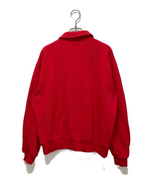 REVERBERATE（リバーバレイト）REVERBERATE (リバーバレイト) HALF ZIPP PIQUE レッド サイズ:1の古着・服飾アイテム