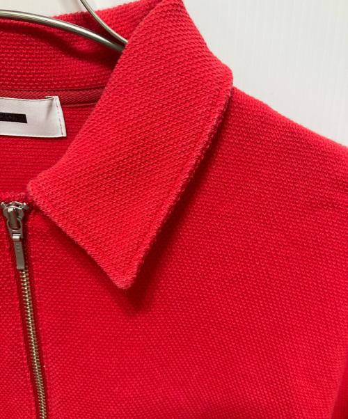 REVERBERATE（リバーバレイト）REVERBERATE (リバーバレイト) HALF ZIPP PIQUE レッド サイズ:1の古着・服飾アイテム
