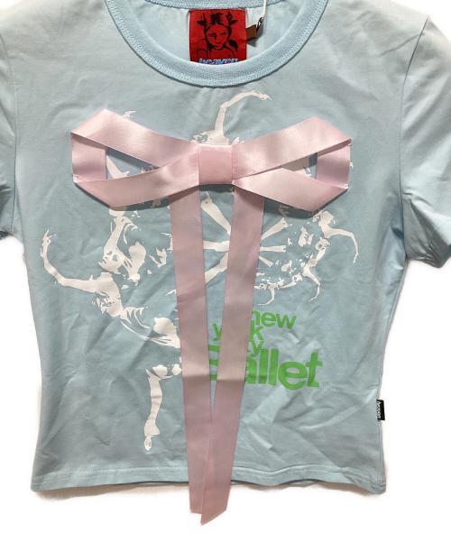 Heaven by Marc Jacobs（ヘブンバイマークジェイコブス）Heaven by Marc Jacobs (ヘブンバイマークジェイコブス) Sandy Liang (サンディーリアン) クロップドTシャツ ブルー サイズ:M 未使用品の古着・服飾アイテム