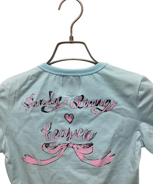 Heaven by Marc Jacobs（ヘブンバイマークジェイコブス）Heaven by Marc Jacobs (ヘブンバイマークジェイコブス) Sandy Liang (サンディーリアン) クロップドTシャツ ブルー サイズ:M 未使用品の古着・服飾アイテム