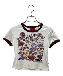 Heaven by Marc Jacobs（ヘブンバイマークジェイコブス）の古着「リンガーTシャツ」｜ホワイト