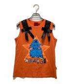Heaven by Marc Jacobsヘブンバイマークジェイコブス）の古着「プリントタンクトップ」｜オレンジ