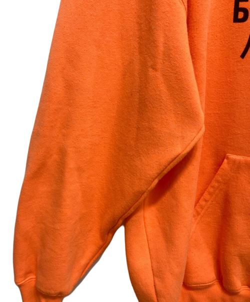 BALENCIAGA（バレンシアガ）BALENCIAGA (バレンシアガ) Languages Medium Fit Hoodie オレンジ サイズ:Sの古着・服飾アイテム
