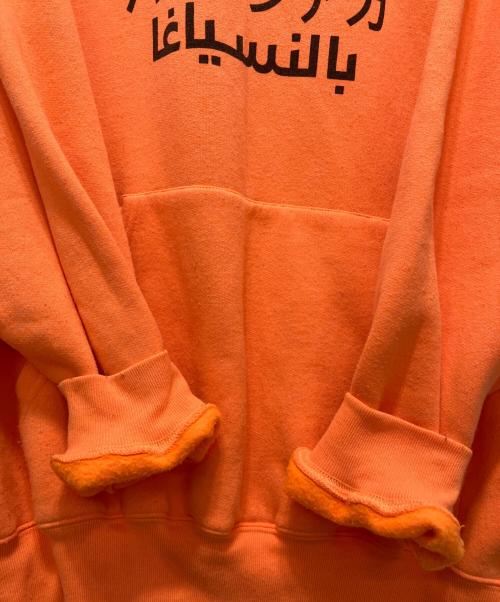 BALENCIAGA（バレンシアガ）BALENCIAGA (バレンシアガ) Languages Medium Fit Hoodie オレンジ サイズ:Sの古着・服飾アイテム