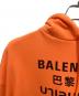 中古・古着 BALENCIAGA (バレンシアガ) Languages Medium Fit Hoodie オレンジ サイズ:S：18000円