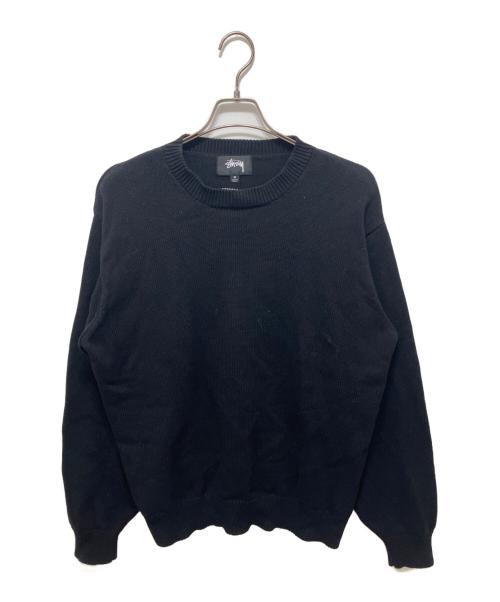 stussy（ステューシー）stussy (ステューシー) BENT CROWN SWEATER ブラック サイズ:Mの古着・服飾アイテム