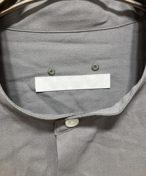 SOPH.（ソフ）SOPH. (ソフ) WASHBLE WOOL BAND COLLAR SHIRT グレー サイズ:３ 未使用品の古着・服飾アイテム