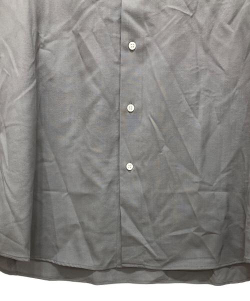 SOPH.（ソフ）SOPH. (ソフ) WASHBLE WOOL BAND COLLAR SHIRT グレー サイズ:３ 未使用品の古着・服飾アイテム