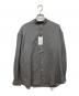 SOPH.（ソフ）の古着「WASHBLE WOOL BAND COLLAR SHIRT」｜グレー