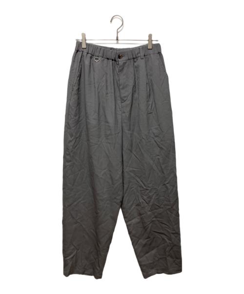 SOPH.（ソフ）SOPH. (ソフ) WASHBLE WOOL TAPERED BOLD PANTS グレー サイズ:３の古着・服飾アイテム