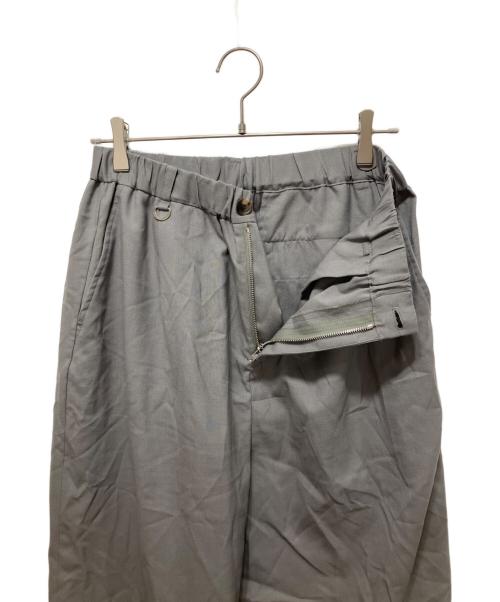 SOPH.（ソフ）SOPH. (ソフ) WASHBLE WOOL TAPERED BOLD PANTS グレー サイズ:３の古着・服飾アイテム