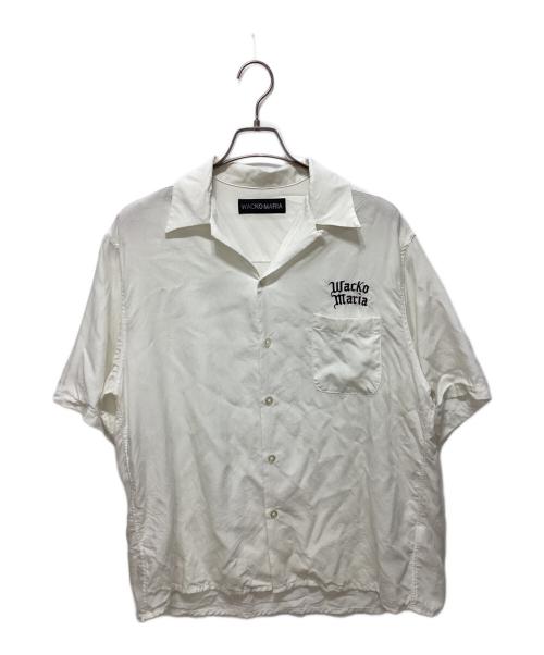 WACKO MARIA（ワコマリア）WACKO MARIA (ワコマリア) 50’Sオープンカラーシャツ ホワイト サイズ:Lの古着・服飾アイテム