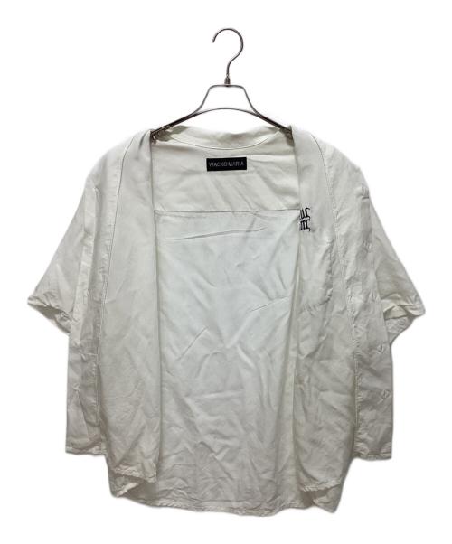 WACKO MARIA（ワコマリア）WACKO MARIA (ワコマリア) 50’Sオープンカラーシャツ ホワイト サイズ:Lの古着・服飾アイテム