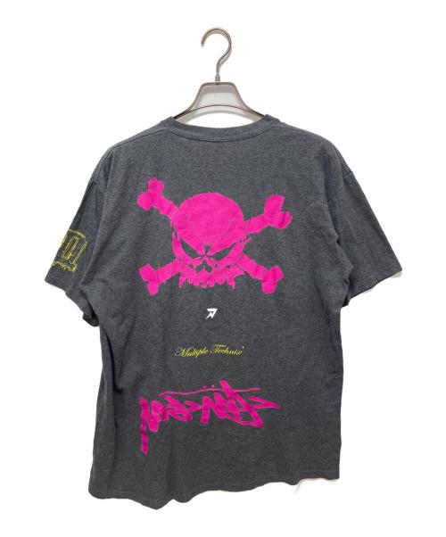 stussy（ステューシー）stussy (ステューシー) NEXUSVII (ネクサスセブン) コラボTシャツ グレー サイズ:Lの古着・服飾アイテム