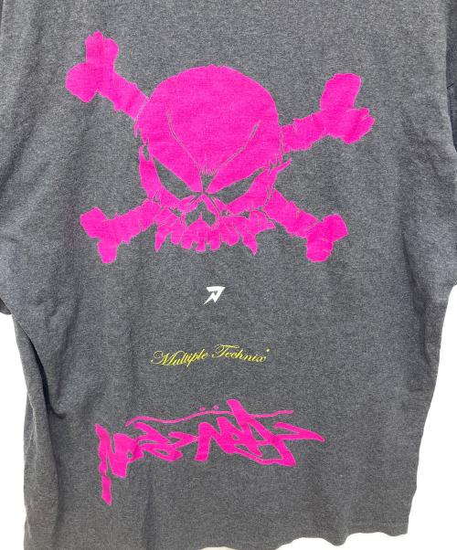 stussy（ステューシー）stussy (ステューシー) NEXUSVII (ネクサスセブン) コラボTシャツ グレー サイズ:Lの古着・服飾アイテム