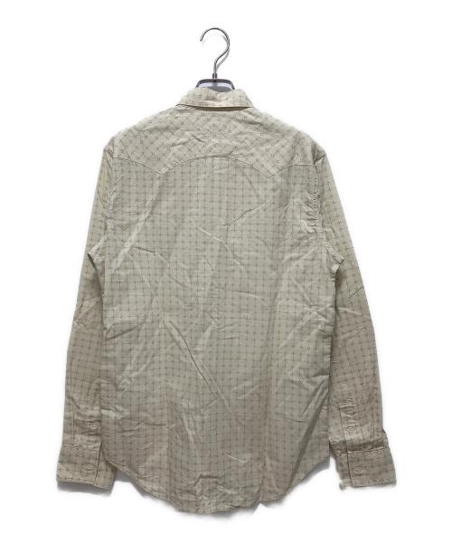 RRL（ダブルアールエル）RRL (ダブルアールエル) OUTLAW PRINTED WESTERN SHIRT ベージュ サイズ:Sの古着・服飾アイテム