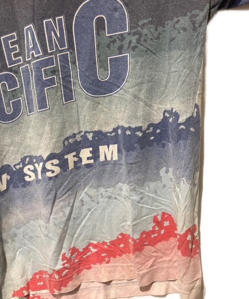 Ocean Pacific（オーシャンパシフィック）Ocean Pacific (オーシャンパシフィック) グラフィックtシャツ ネイビー サイズ:Ｌの古着・服飾アイテム