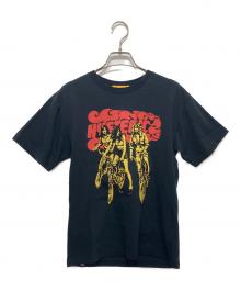Hysteric Glamour（ヒステリックグラマー）の古着「HIT THE ROAD チビTシャツ」｜ブラック