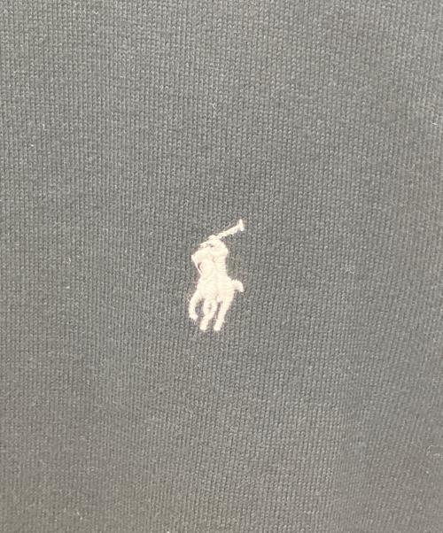 POLO RALPH LAUREN（ポロ・ラルフローレン）POLO RALPH LAUREN (ポロ・ラルフローレン) コットン ポロカラー セーター ブラック サイズ:L 未使用品の古着・服飾アイテム