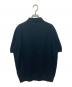POLO RALPH LAUREN (ポロ・ラルフローレン) コットン ポロカラー セーター ブラック サイズ:L 未使用品：11000円