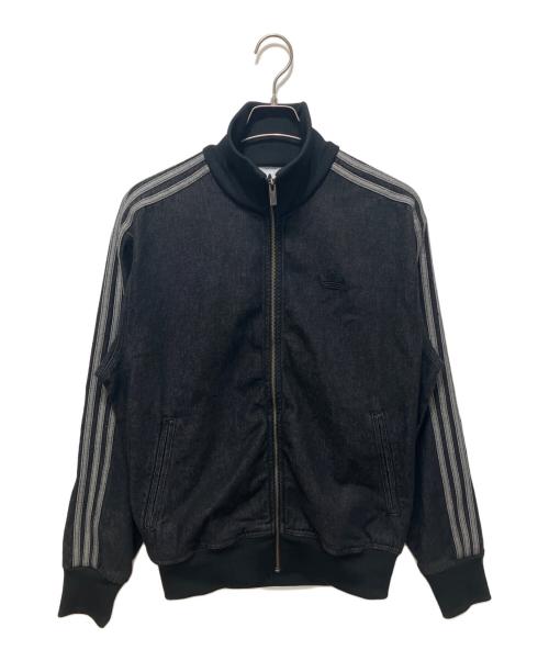 adidas（アディダス）adidas (アディダス) デニム ファイヤーバード トラックトップ ブラック サイズ:Mの古着・服飾アイテム