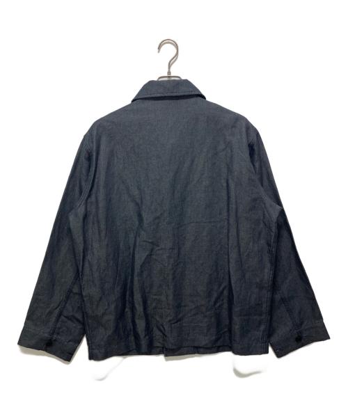 A.P.C.（アーペーセー）A.P.C. (アーペーセー) コットンリネンジャケット ネイビー サイズ:L 未使用品の古着・服飾アイテム