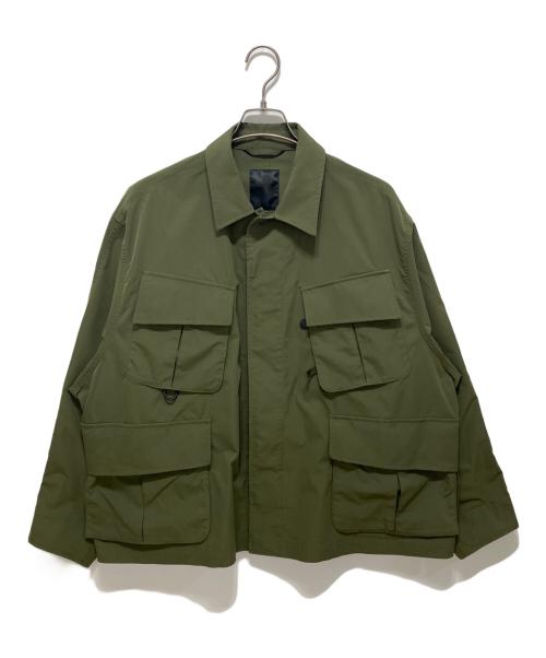 DAIWA PIER39（ダイワ ピア39）DAIWA PIER39 (ダイワ ピア39) TECH JUNGLE FATIGUE JACKET (RIP-STOP) グリーン サイズ:Mの古着・服飾アイテム