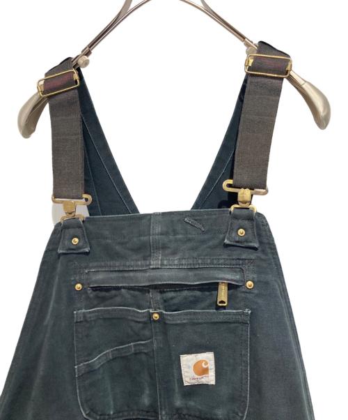 CarHartt（カーハート）CarHartt (カーハート) オーバーオール ブラック サイズ: 44×30の古着・服飾アイテム