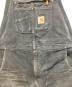 中古・古着 CarHartt (カーハート) オーバーオール ブラック サイズ: 44×30：10000円