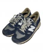 NEW BALANCE×CarHarttニューバランス×カーハート）の古着「M990CH1」｜ネイビー