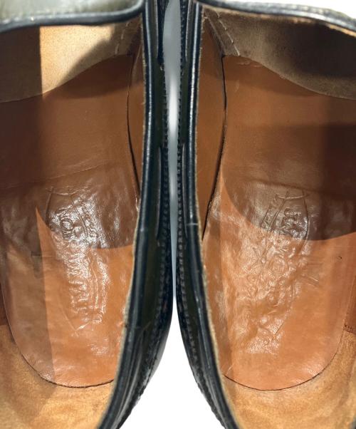 J.M.WESTON（ジェイエムウエストン）J.M.WESTON (ジェイエムウエストン) タッセルローファー ブラック×グリーン サイズ:７Dの古着・服飾アイテム
