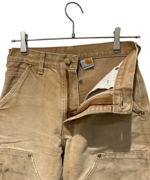 CarHartt（カーハート）CarHartt (カーハート) ダブルニーペインターパンツ ベージュ サイズ: 71cm (W28)の古着・服飾アイテム