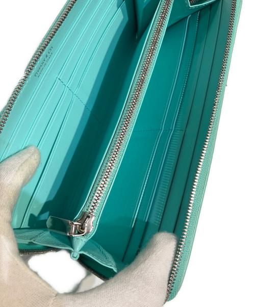 TIFFANY & Co.（ティファニー）Tiffany & Co. (ティファニー) 長財布 ブルーの古着・服飾アイテム
