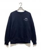 CarHartt×NEW BALANCEカーハート×ニューバランス）の古着「クルーネックスウェット」｜ネイビー