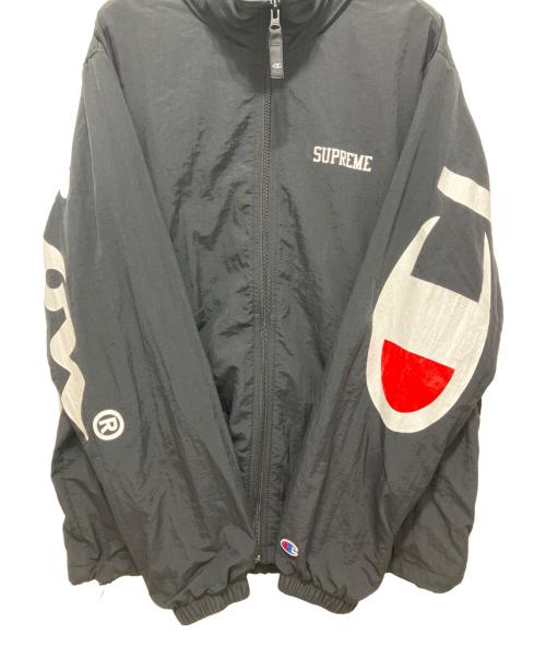 Champion（チャンピオン）Champion (チャンピオン) SUPREME (シュプリーム) トラックジャケット ブラック サイズ:Mの古着・服飾アイテム