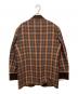 GUCCI (グッチ) ゴールドラメ入りチェックツイードテーラードジャケット ゴールド サイズ:48：50000円