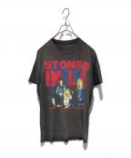 USEDユーズド）の古着「バンドプリントTシャツ」｜ブラック