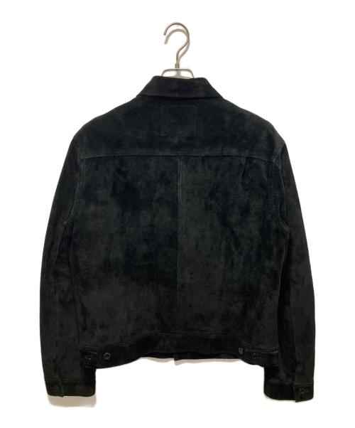 DENIME（ドゥニーム）DENIME (ドゥニーム) スウェードジャケット ブラック サイズ:Lの古着・服飾アイテム
