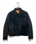 DENIME（ドゥニーム）の古着「スウェードジャケット」｜ブラック