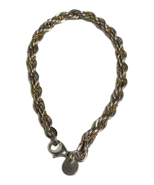 TIFFANY & Co.（ティファニー）Tiffany & Co. (ティファニー) ツイストブレスレット シルバー×ゴールドの古着・服飾アイテム
