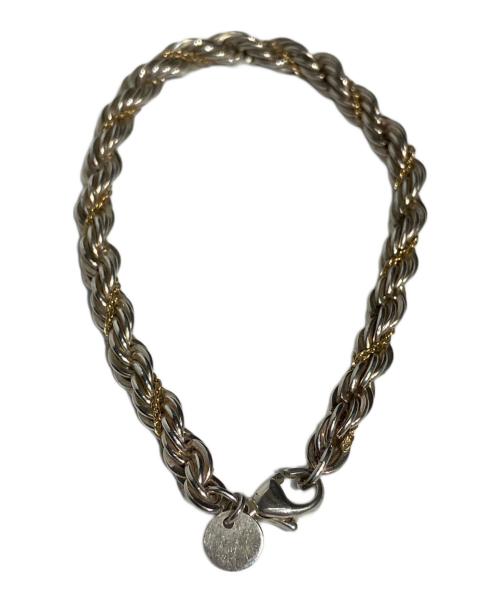 TIFFANY & Co.（ティファニー）Tiffany & Co. (ティファニー) ツイストブレスレット シルバー×ゴールドの古着・服飾アイテム