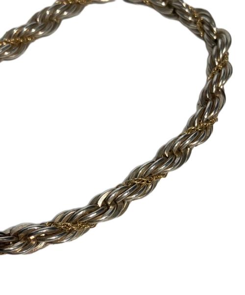 TIFFANY & Co.（ティファニー）Tiffany & Co. (ティファニー) ツイストブレスレット シルバー×ゴールドの古着・服飾アイテム