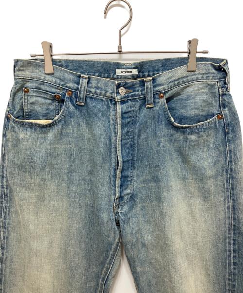 INTERIM（インテリム）INTERIM (インテリム) ヴィンテージウォッシュデニムパンツ インディゴ サイズ:6の古着・服飾アイテム