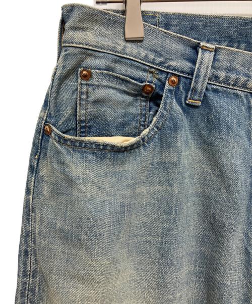 INTERIM（インテリム）INTERIM (インテリム) ヴィンテージウォッシュデニムパンツ インディゴ サイズ:6の古着・服飾アイテム