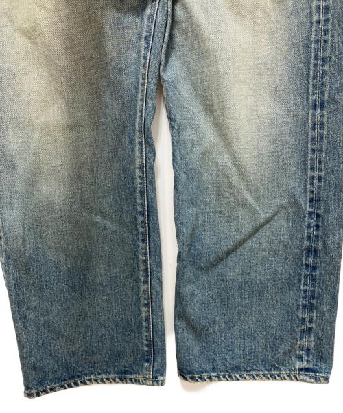 INTERIM（インテリム）INTERIM (インテリム) ヴィンテージウォッシュデニムパンツ インディゴ サイズ:6の古着・服飾アイテム